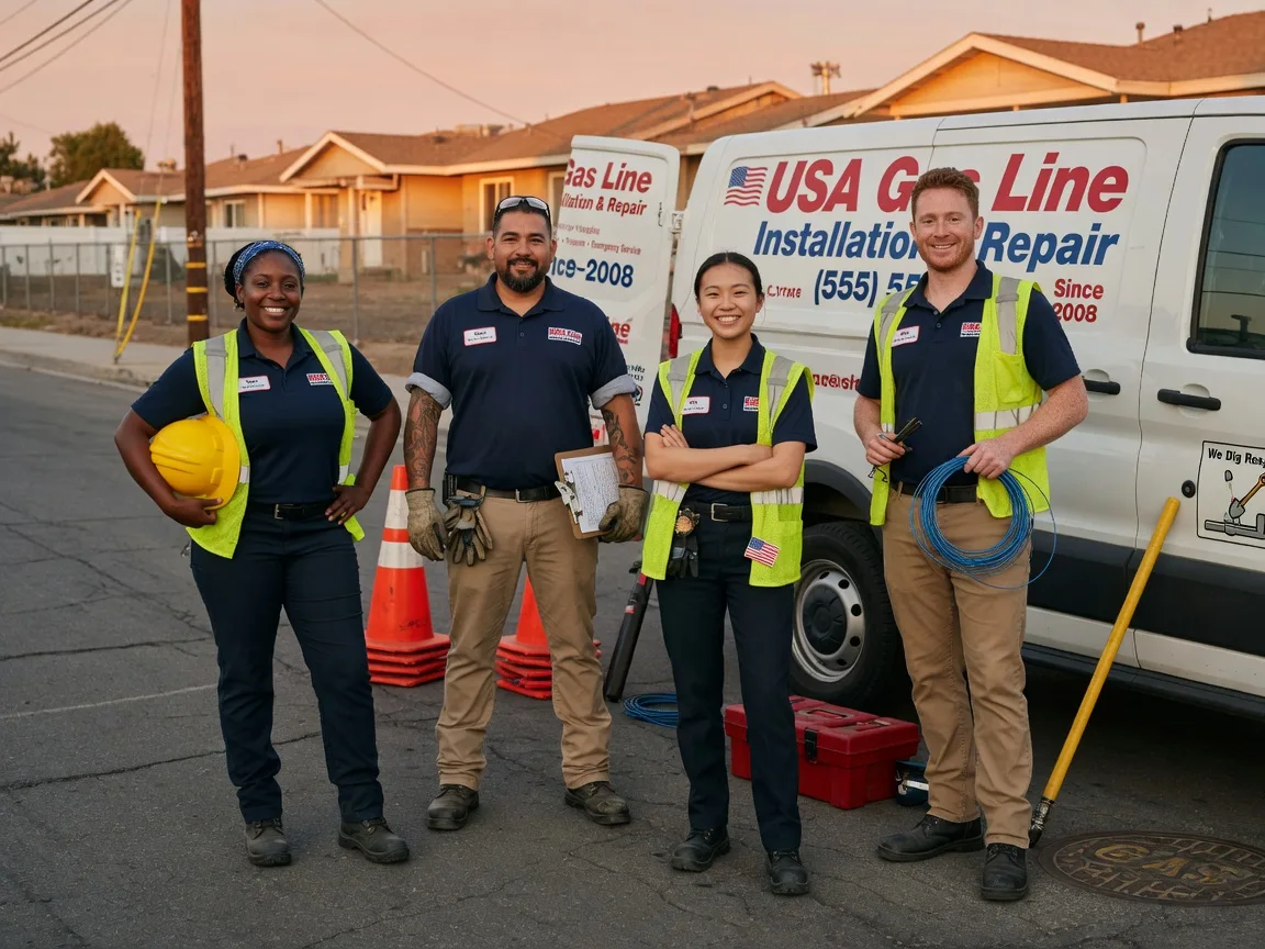 Gas Line Installation company in Omaha, IL